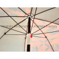 2m Black Coating Outdoor Sun Umbrella with SPF 50 (BU-0040B)